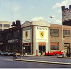 Luigi Chinetti Motors à Manhattan (l’importateur / concessionnaire exclusif de Ferrari aux États-Unis depuis de nombreuses années) années 1960